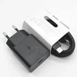 Samsung 15W Fast Charging USB - C Wall Adapter - Black EU and Cable