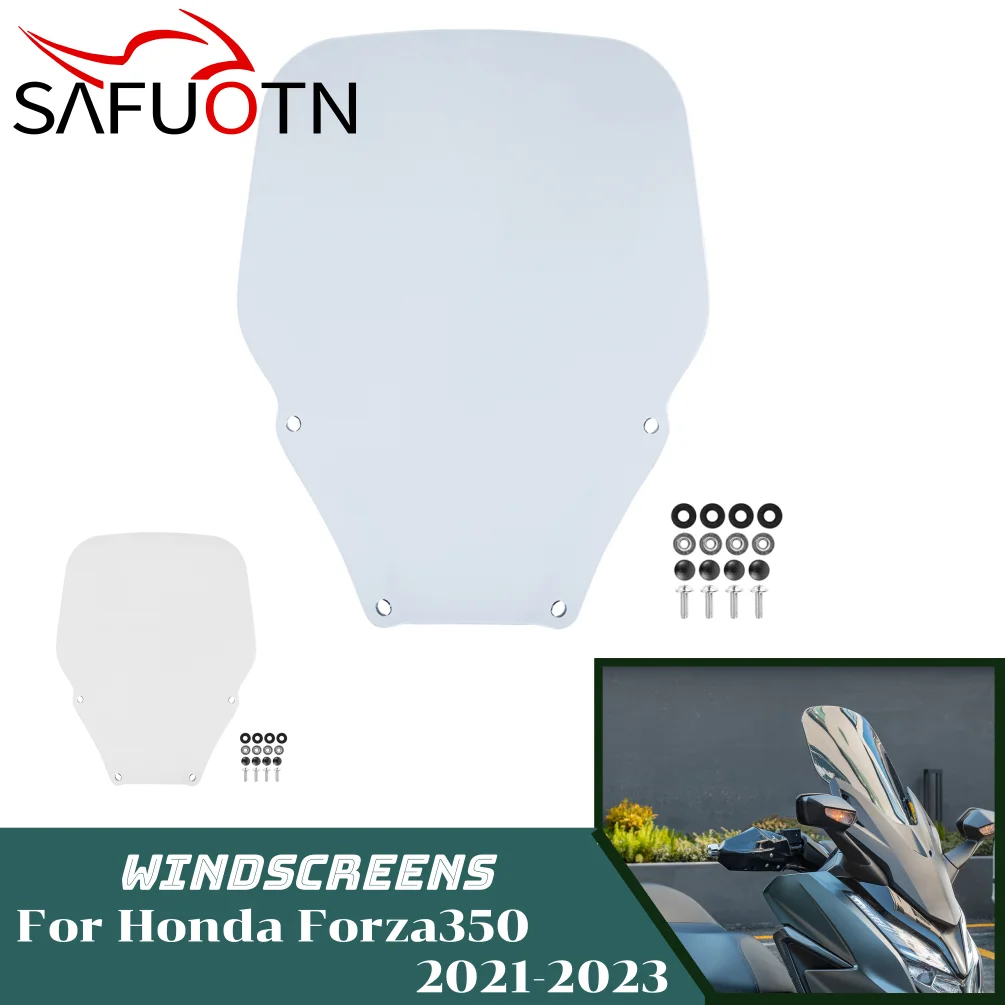 

Forza350 NSS350 Windshield Windscreen for Honda Forza NSS 350 2021 2022 2023 Motorcycle Wind Deflector Shield Screen Accessories