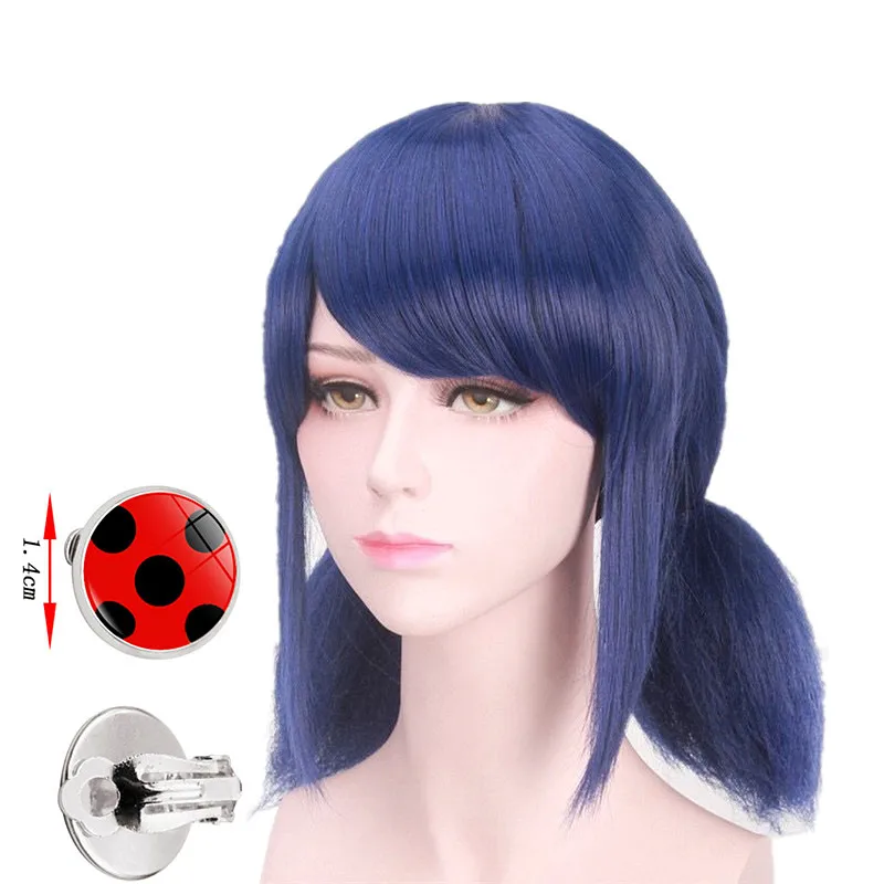 Girl Earrings Anime Cosplay Wigs Hair Accessories