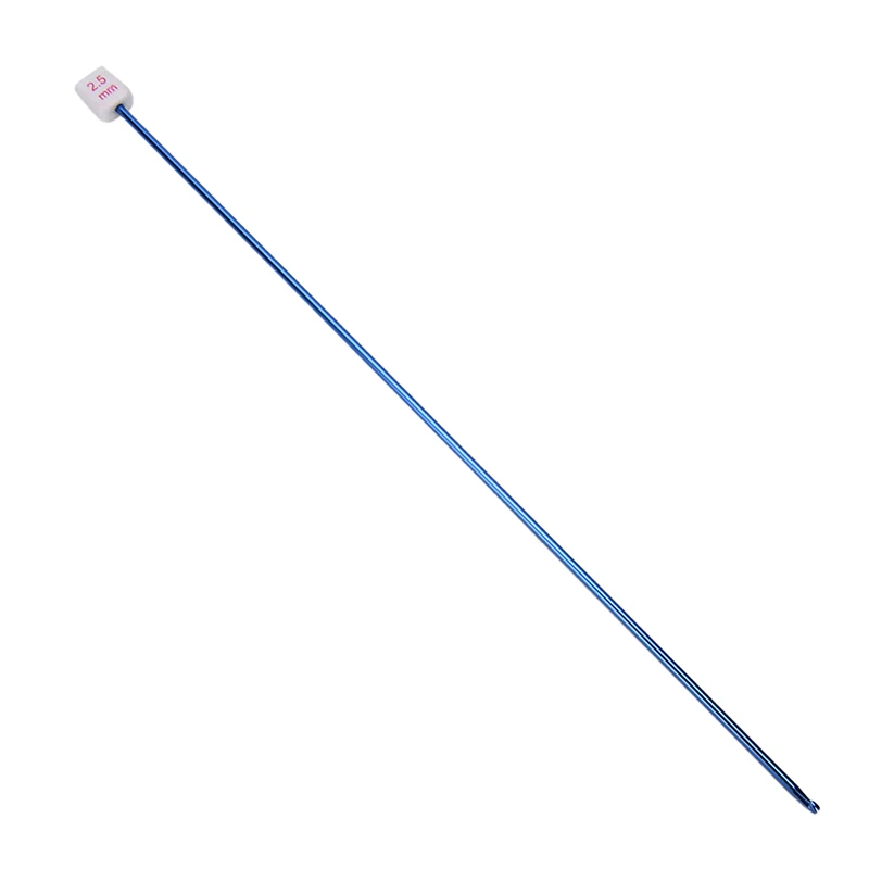 멀티 컬러 알루미늄 크로셰 후크 바늘, 투니시안, AFGHAN, 10.6 인치, 2- 8mm, 11 개