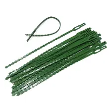 

30Pcs 23cm Multi-purpose Plant Supports Green Tied Tree Vines Plastic Fixed Gardening Tie Garden Fishbone Tie Line