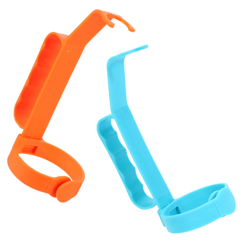 

2 Pcs Drinks Sprite Handle Cola Holding Soda Pouring Grab Beverage Holder with Stable Grip Bottle Carrier Plastic
