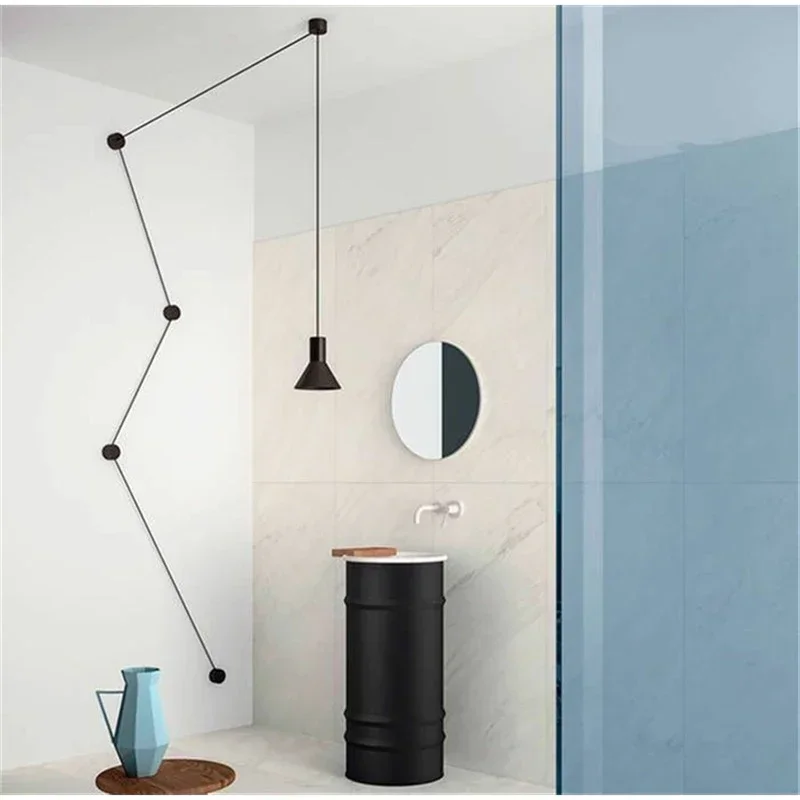 Pendant Lights Aluminum Cable Hooks Hanging Pendant Lighting Fixture Accessories mobile phone charging cable storage 3 pcs pendant light accessories
