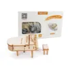 Creative Hand Cranked Piano Music Box Wooden 3D Puzzle Kits Building Blocks Toys Set DIY Assemble Models for Teens & Adults Gift 2