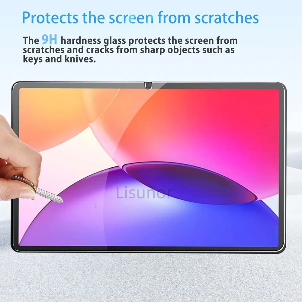Premium 9H Tempered Glass Tablet Screen Protector - Anti-Fingerprint, HD Clear (2-Pack)