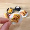 1/12 Scale Dollhouse Miniature tacos Baking burrito for Blyth OB11 BJD Doll House Kitchen Play Toys Accessories 2