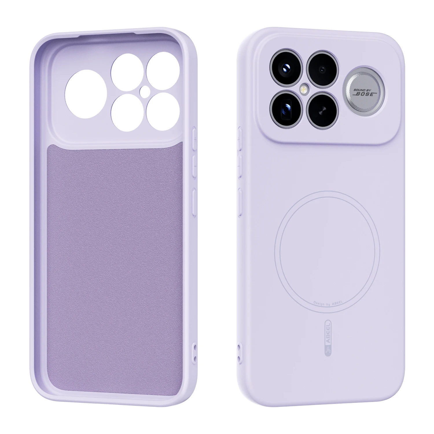 Magnetic Wireless Charging Liquid Silicone Shockproof Soft Case