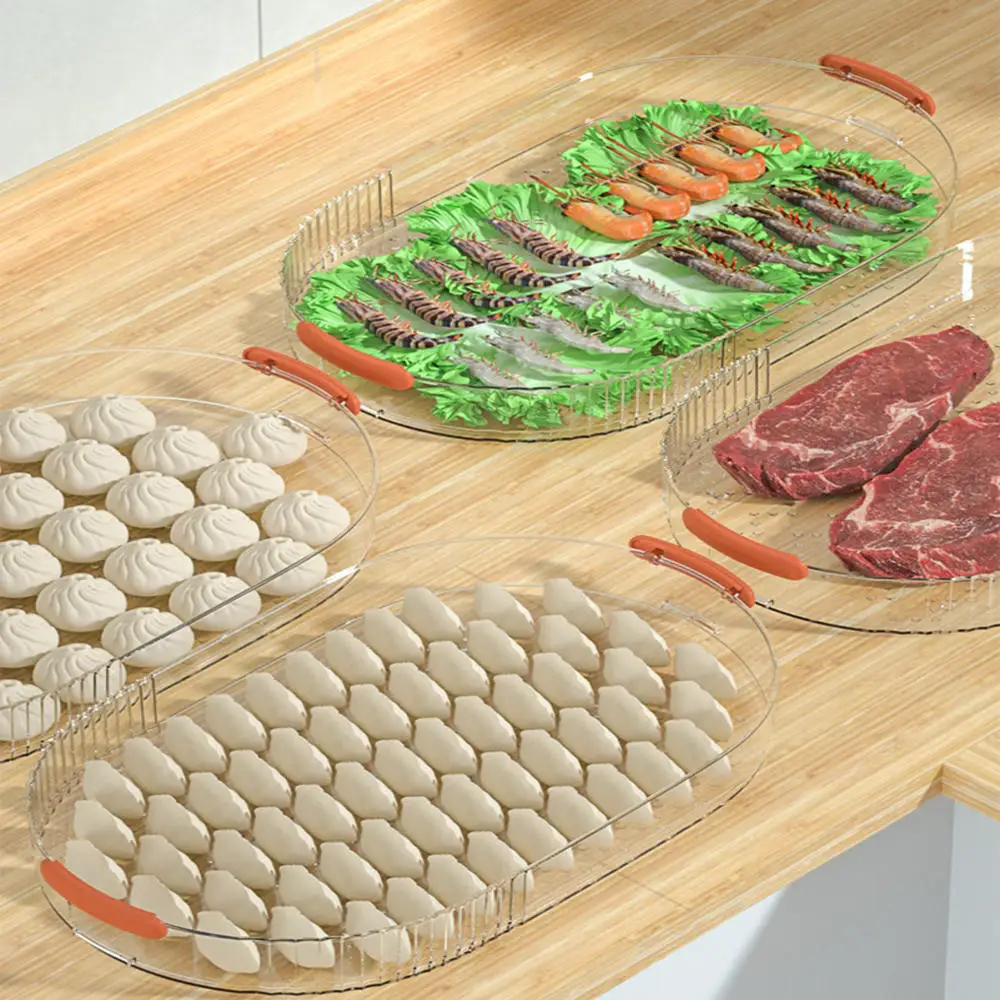 

Household Large Capacity Dumpling Box Refrigerator Special Food Frozen Crisper Multilayer Food Frozen Dumpling Storage Box