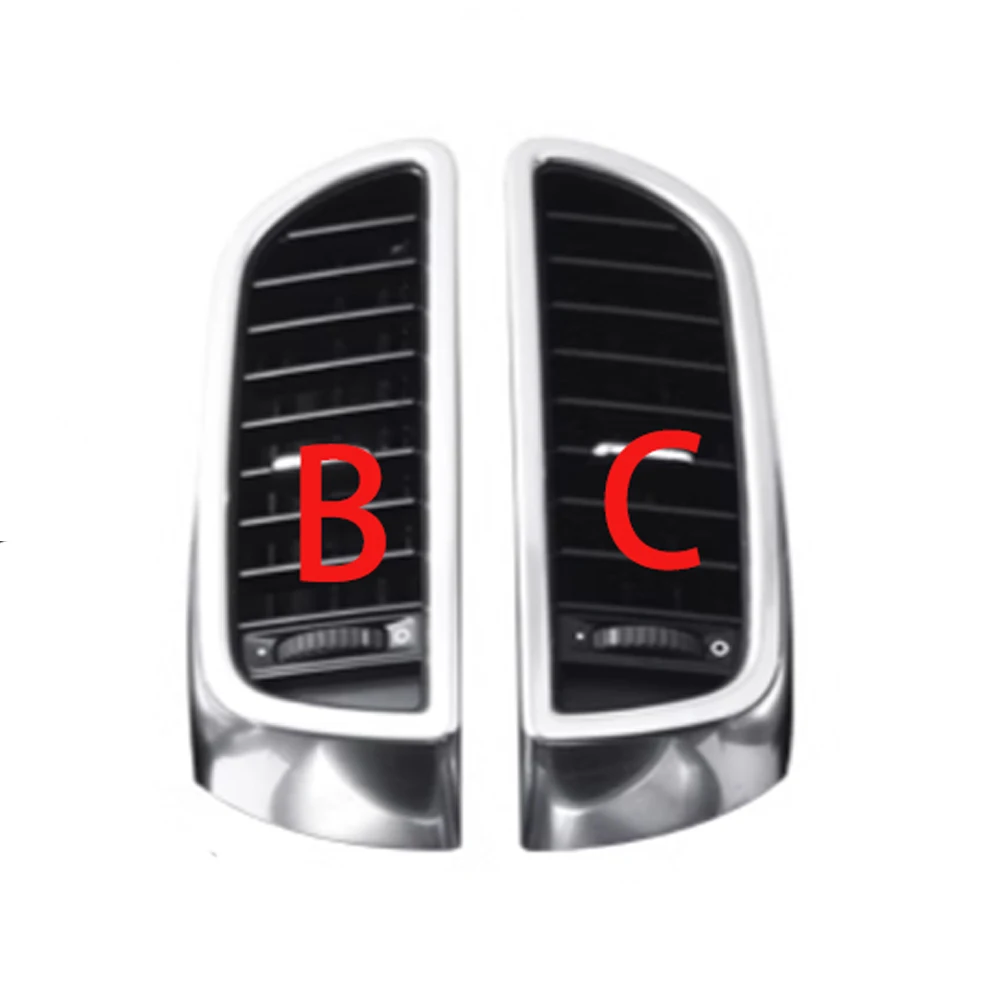 포르쉐 카이엔 2010-2017 7P5819727E 용 전면 좌측 우측 후면 에어컨 AC 벤트 배출구 그릴, 완전 조립