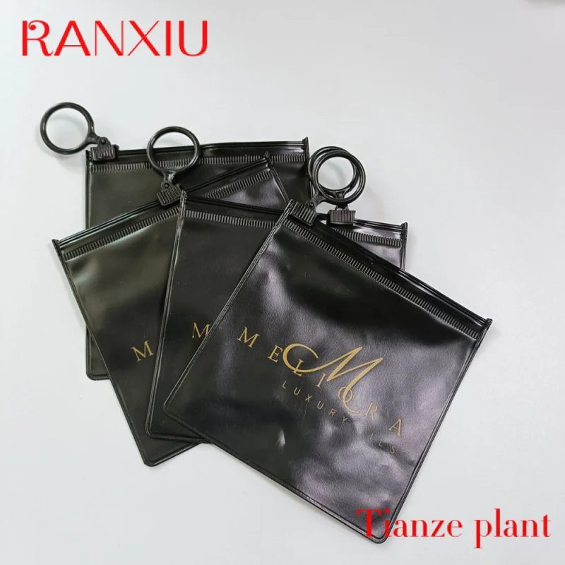 plastic bag with Frosted Zipper jewelry pocket bags small packaging bags for jewelry pvc pouch