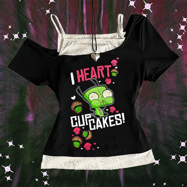 Haut Y2k vêtements haut pour femme hauts mignons avec bretelles femmes recadrée poubelle Y2k 2000s haut court femme femme vêtements Harajuku 1
