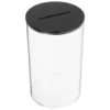 Transparent Acrylic Savings Jar Bank Money Box Cash Storage Container Reusable Tip Jar Bartender Restaurant Change ganizer 1