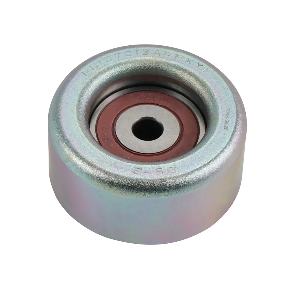 

1PCS Drive Belt Idler Pulley Replaces 1660431020 For Toyota Camry RAV4 Lexus ES350 Silver Iron Car Accessories