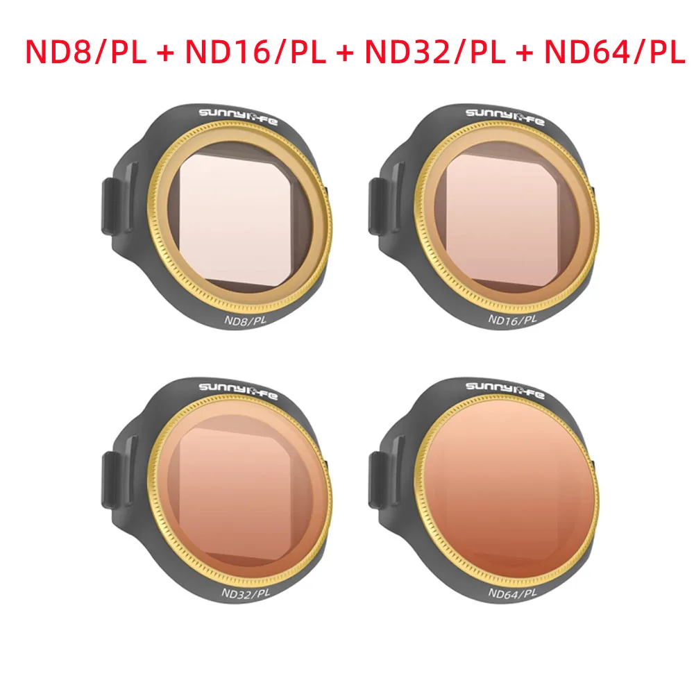 Set Filtri ND E CPL Per DJI Mini 5 Pro - ND8/ND16/ND32/ND64/ND1000/NIGHT STAR/CPL/Black Mist, Per Riprese Professionali