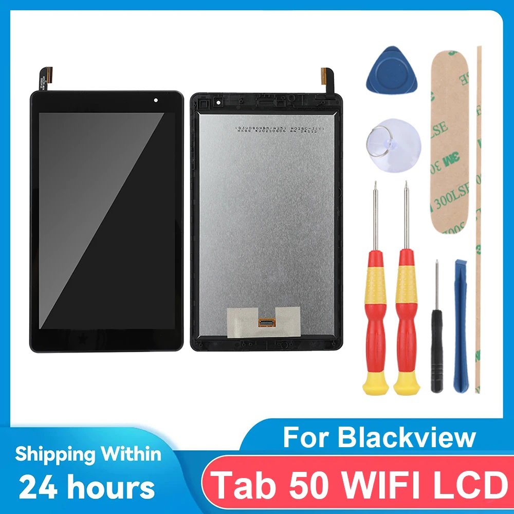 

For Blackview Tab 50 WIFI / 8'' FHD + LCD Display + Touch Screen+With Frame