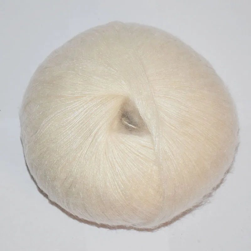 50g/lot Super Thin Soft Mohair Yarn Angora Cashmere Yarn for Hand Knitting Weaving Crochet Thread soft scarf High qualit 6