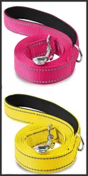 Reflective Pet Harness and Leash Set - Adjustable Guard Rope - 2.5x180cm (Rose yellow)