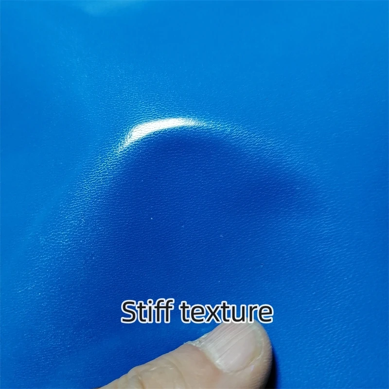 Royal Blue and Purple Pink Top-Grain Goatskin Leather Fabric - Handmade DIY Sheepskin Lining Material