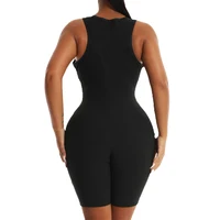 Body de Sauna thermique pour femmes, combinaison une pièce, vêtements modelants, Fitness, entraînement, transpiration, modelant le corps, cuisses, short 5