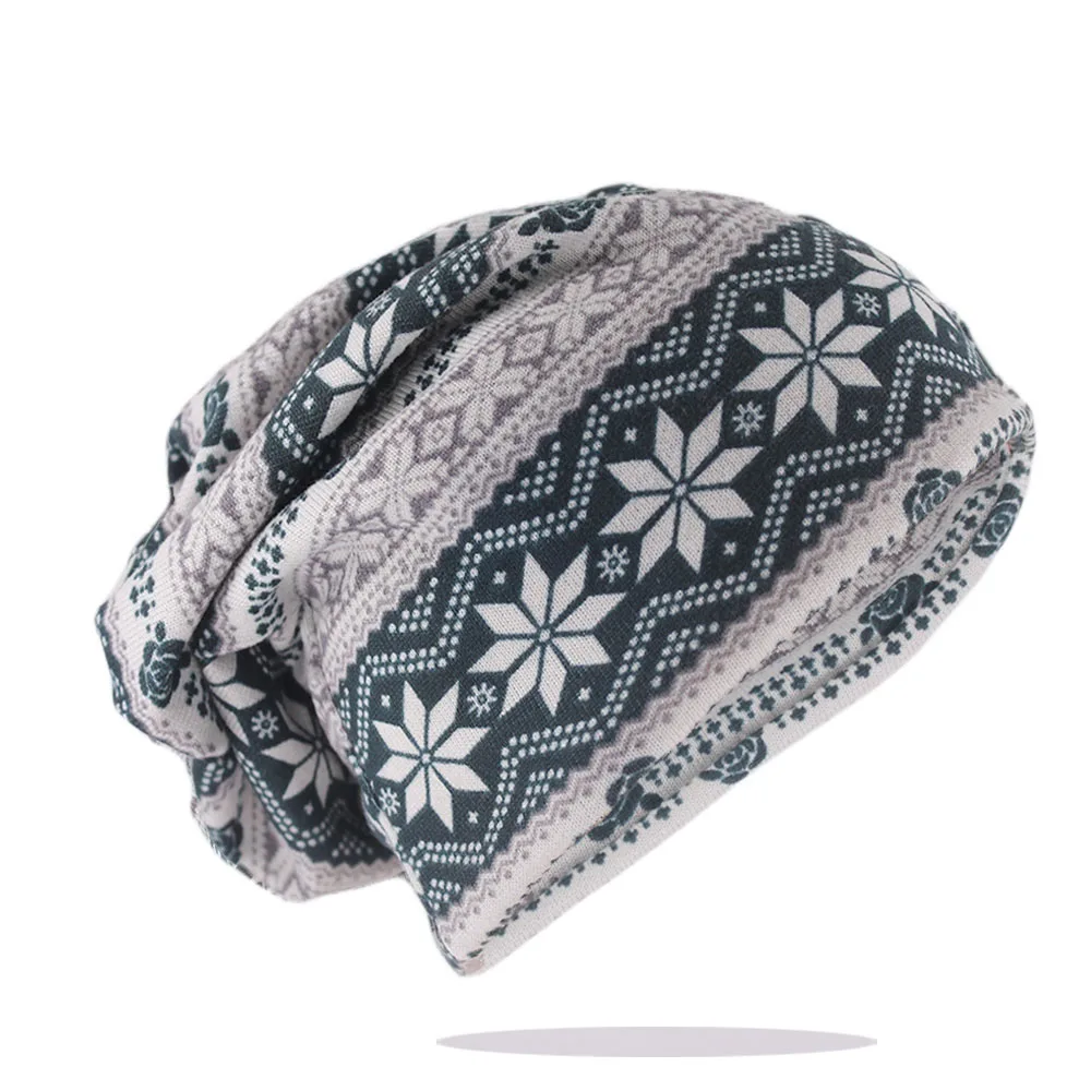 Neue Mode Frauen Herbst warme Mützen Schädel für erwachsene Mädchen tanzen Hut Hip Hop Gorras lässigen Schal dünne Outdoor-Blumen hüte – Detail 7