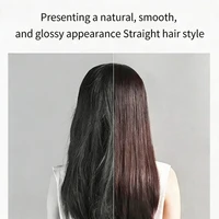 Sèche-cheveux et lisseur 2 en 1 avec fer à lisser professionnel à ions négatifs, outil de coiffage longue durée pour toutes les textures de cheveux 3
