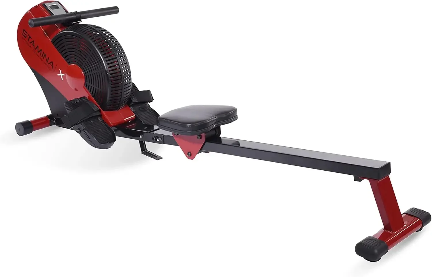 ATS Air Rower Machine with Smart Workout App-Foldable Rowing Machine with Dynamic Air Resistance for Home Gym Fitness