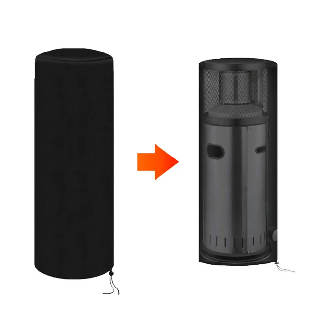 Ezüst Bevont Szélálló Teraszfűtés Borító Minden Évszak Húzószállító Standup Nagy Teherbírású Oxfordi Kendő Uv Ellenálló Kültéri Kert - Image 4