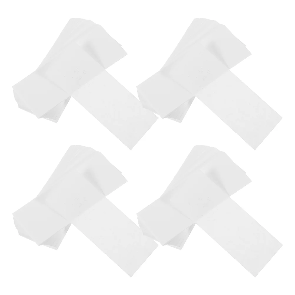 200 Pcs Filter Paper Laboratory Strip Experiment Papers Rectangular Absorbent Pigment Strips Cleaning White Science