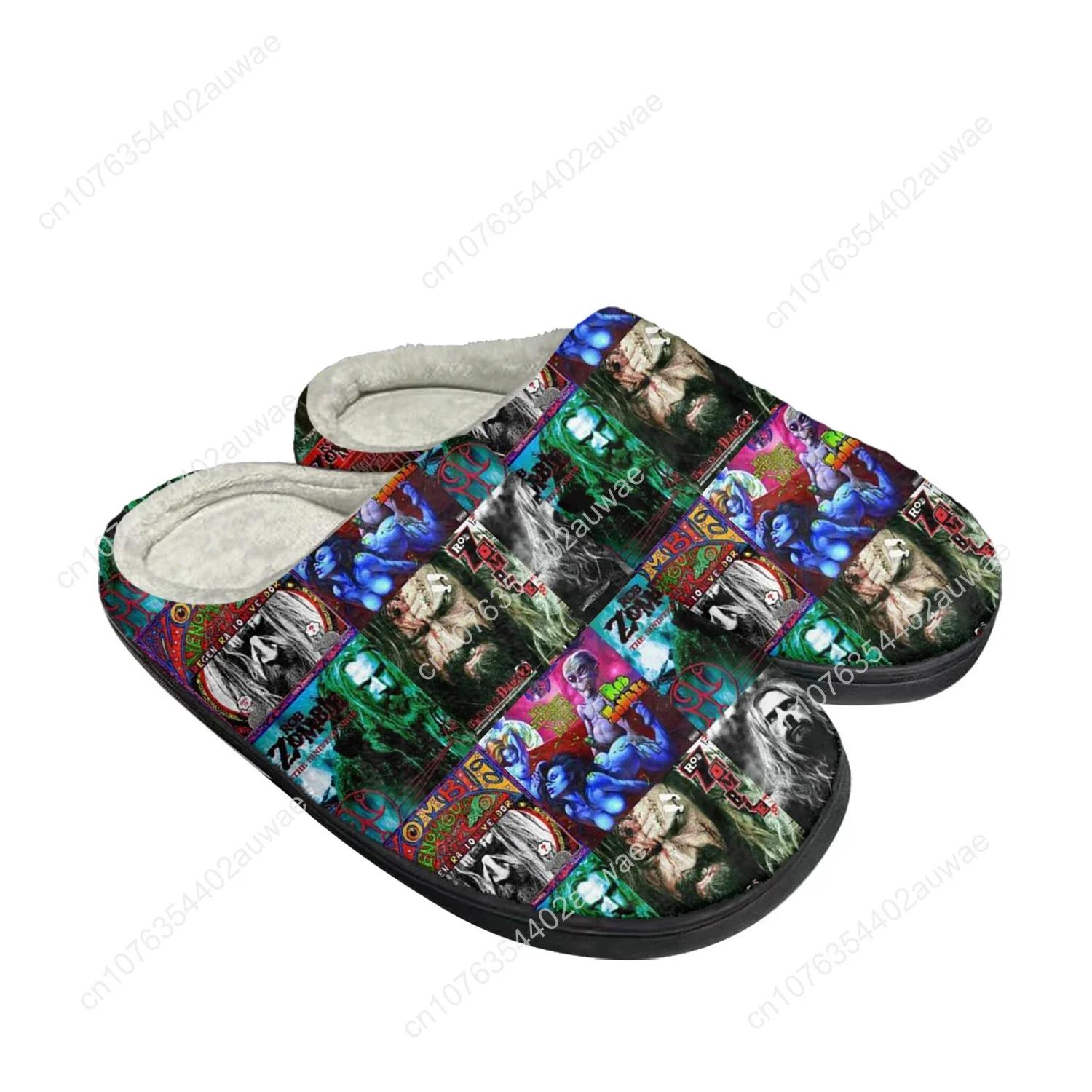 Rob Zombie Home Cotton Slippers High Quality Mens Womens Youth Boy Girl Plush Bedroom Keep Warm Shoes Custom Thermal Slipper