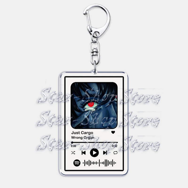 Beliebtes Spiel Mundwasser Musik Schlüsselanhänger für Zubehör Tasche Original Soundtrack Album Playlist Gamer Keying Fans Gaming Geschenk – Detail 11
