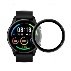 Premium Tempered Glass Screen Protector Case for Xiaomi Mi Watch - High-Protection Smartwatch Shell Cover Accessories (One Screen Film)
