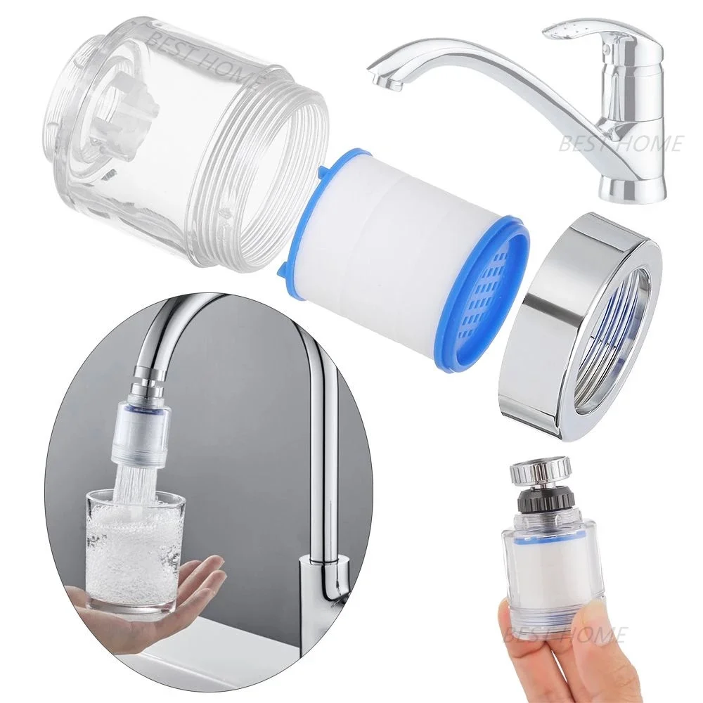 

New Kitchen Faucet Filter Remove Chlorine Heavy Metals Tap Extender Adapter Nozzle Device Splashproof Water Filter Bubbler