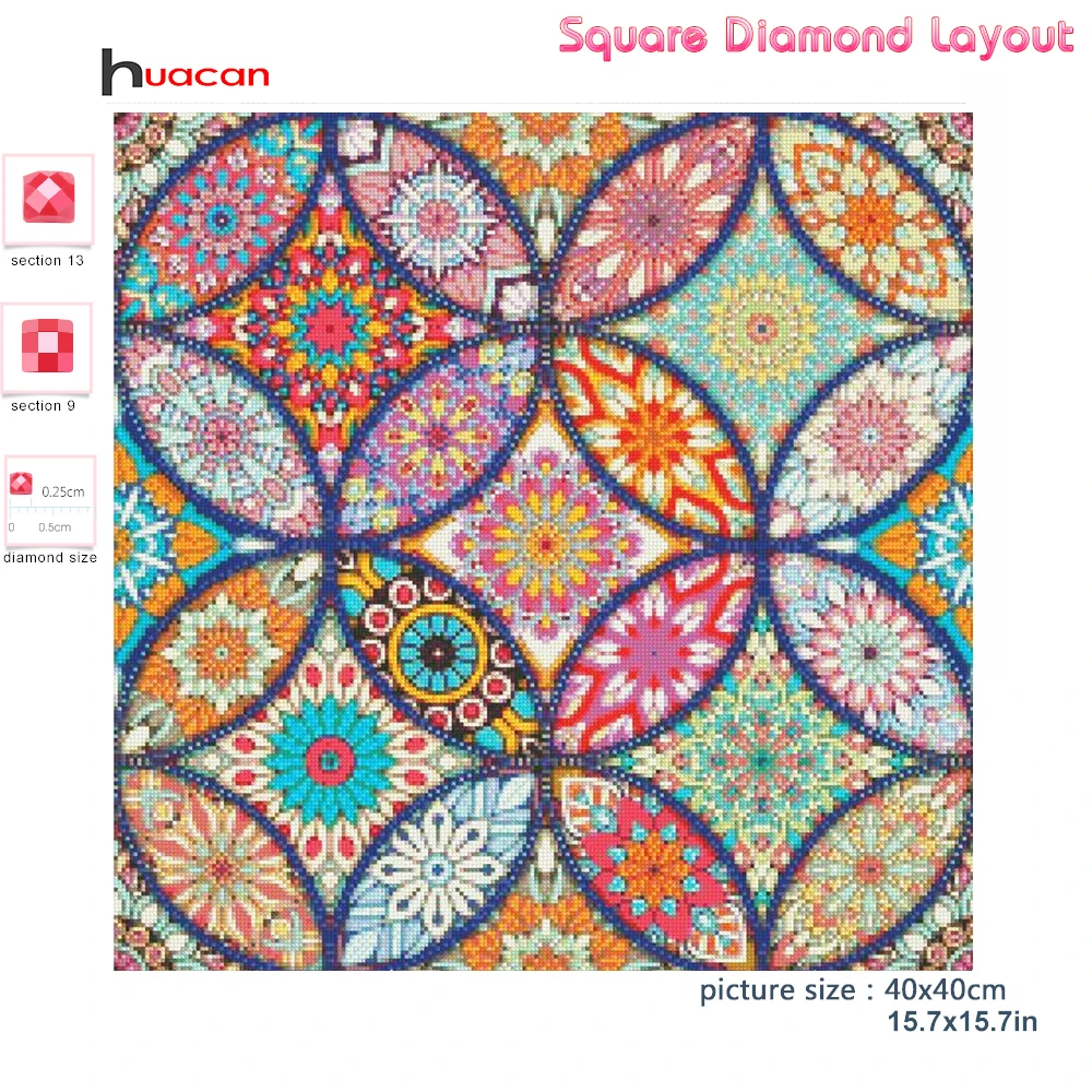 Full Square/Round Diamond Painting Mosaic Mandala Flower Embroidery Cross Stitch Abstract Floral 5d Diy Home Decor diamond painting diamond art painting kit diamond painting set