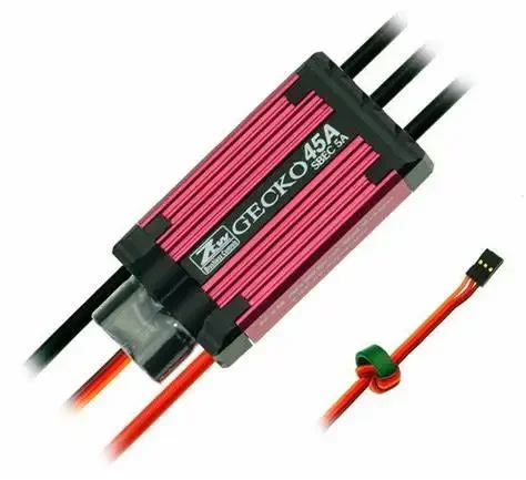 ZTW Gecko 45A Aircraft ESC 5A SBEC 2-6S LiPo ESC speed controller For Rc airplan and RC FPV Drone 1