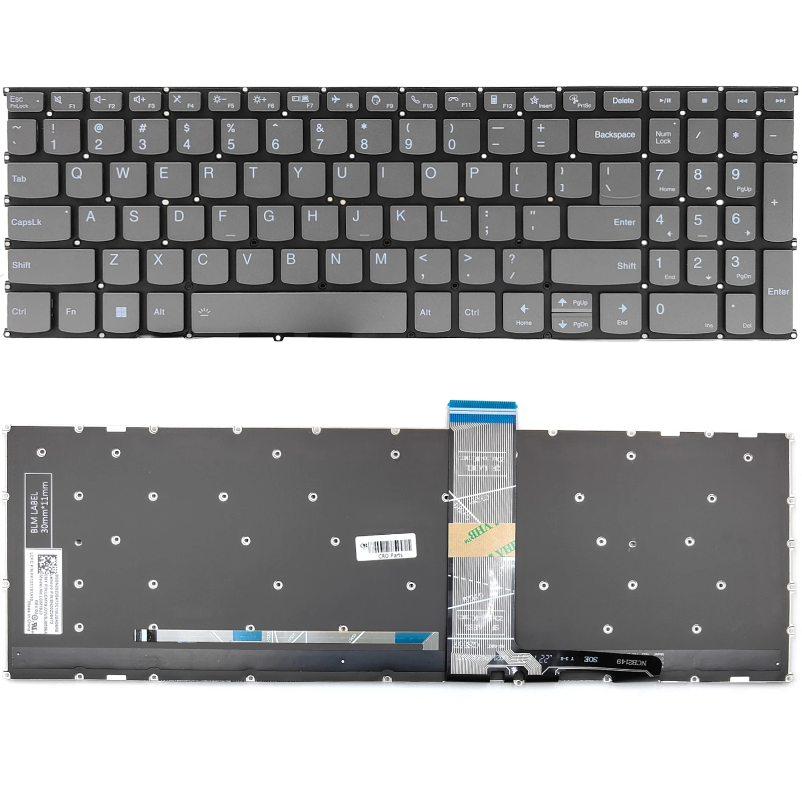 Nuovo Per Lenovo V15 G2-Alc V15 G2-Itl Retroilluminazione Della Tastiera