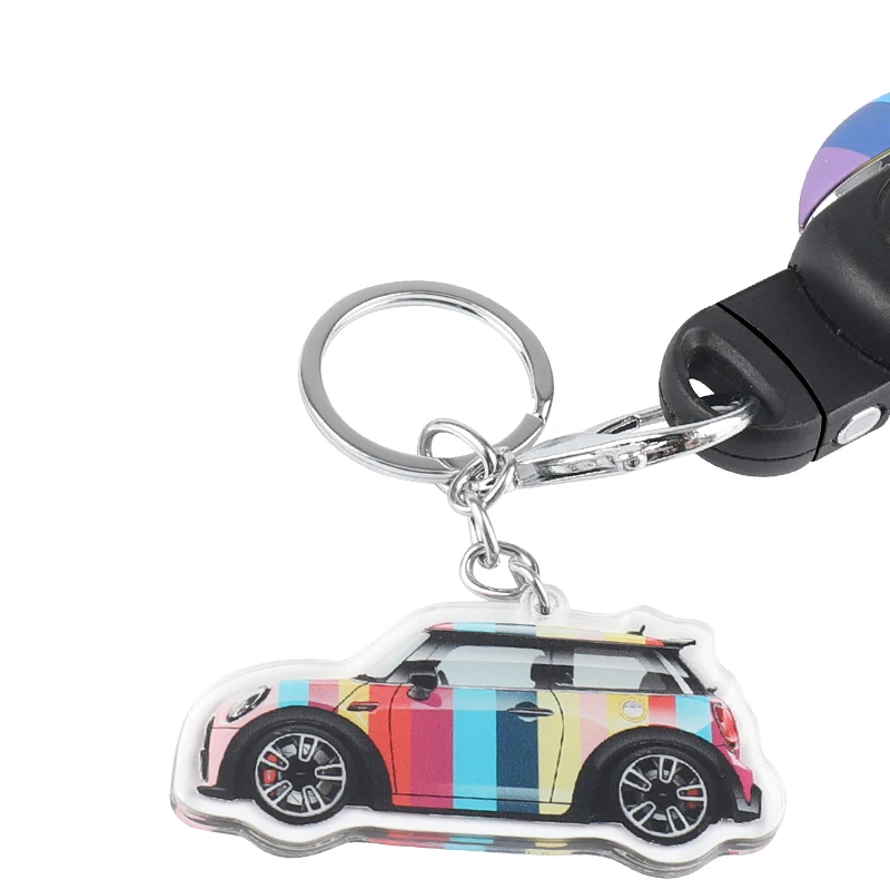 Wing Mini Cooper LOGO Car Key Chain Keychain Key Ring Holder – Carsoda