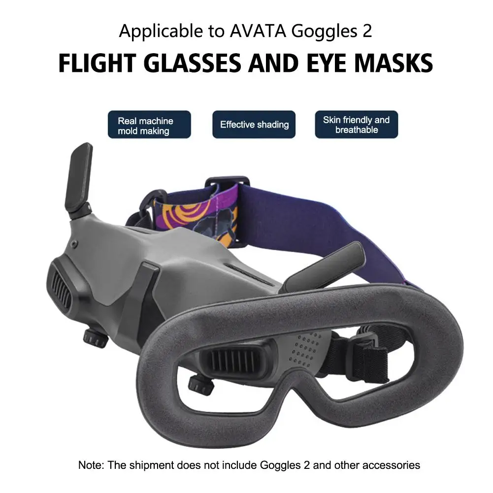 Eye Pad Per Dji Avata Goggles 2 Flight Glasses Soft Sponge Eye Face Cushion Cover Di Ricambio Per Accessori Avata H6G2