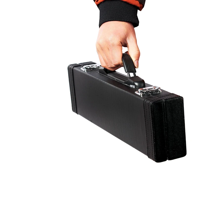 

PVC Leather Box Waterproof Buckle Bag Storage Box Woodwind Instrument Box Accessories