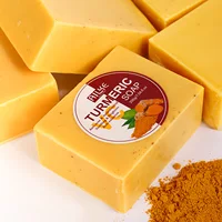 Savon au curcuma naturel AILKE, éclaircit, élimine les tâches sombres, l'acné, les boutons, nettoie, exfolie, unifie le teint, 200g 6