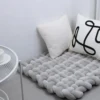 70X80CM Infant Playing Climbing Mat Photo Props Blanket Cushion Baby Knot Braid Bumper Blanket Braid Mat Decoration For Home 3