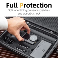 For DJI Osmo Action 6 Screen Protector Glass,Lens Cap, ND Filter, Frame Cage, Underwater Dive Case, Storage Bag Accessories Kit - Image 6