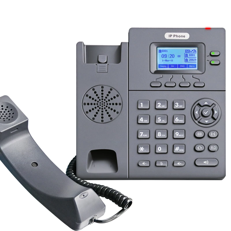 IP phone with POE /SIP phone 2 sip lines VOIP