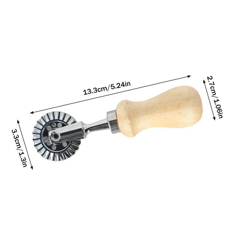 Pasta Cutter Wheel Stainless Steel Pizza Ravioli Pasta Dough Cutter Wheel Pastry Dough Crimper Kitchen Cutting Tools
