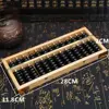 Calculation Rack Counting Abacus 13 Digit Wood Traditional Abacus Calculation Bead Intelligence Development Math Montessori 2