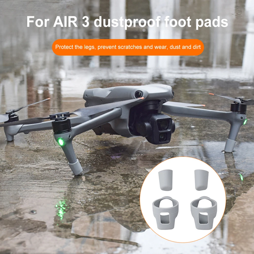Description Picture 6 of itemSilicone Leg Extended Support Heightened Landing Gear Dustproof Tripod Extension Support Tripod Protector for DJI Mavic Air 3