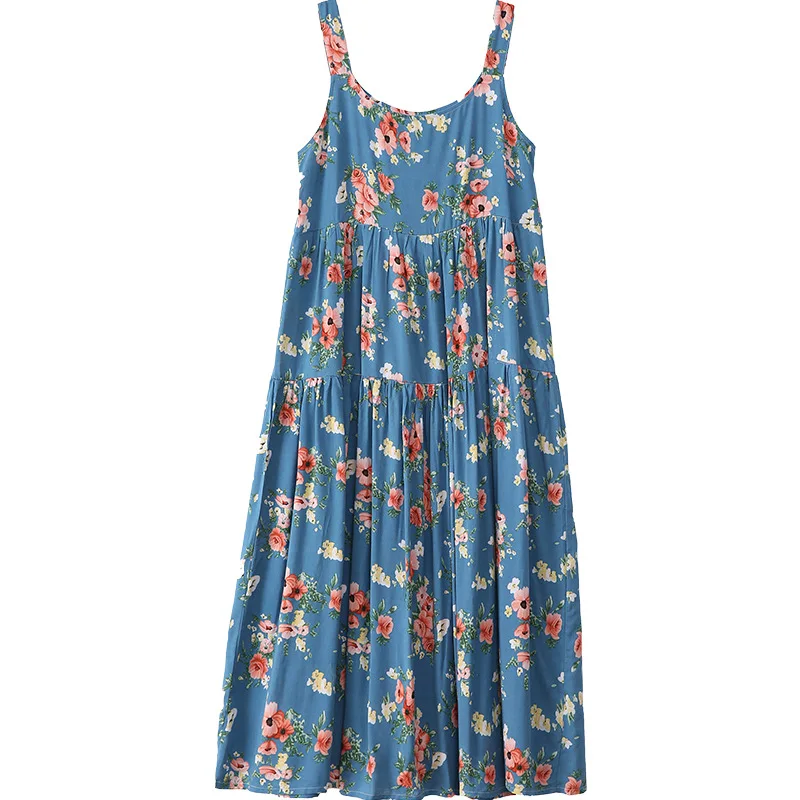 XL-5XL Nuisette Sexy De Nuit Plus Größe Nacht Kleid Frau Nachtwäsche Nachthemden Baumwolle Rayon Sommer Schlinge Nachthemd Weibliche – Detail 10