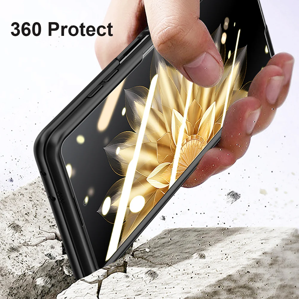 Luxury Shockproof Screen Protector Case with Kickstand - Premium Back Cover