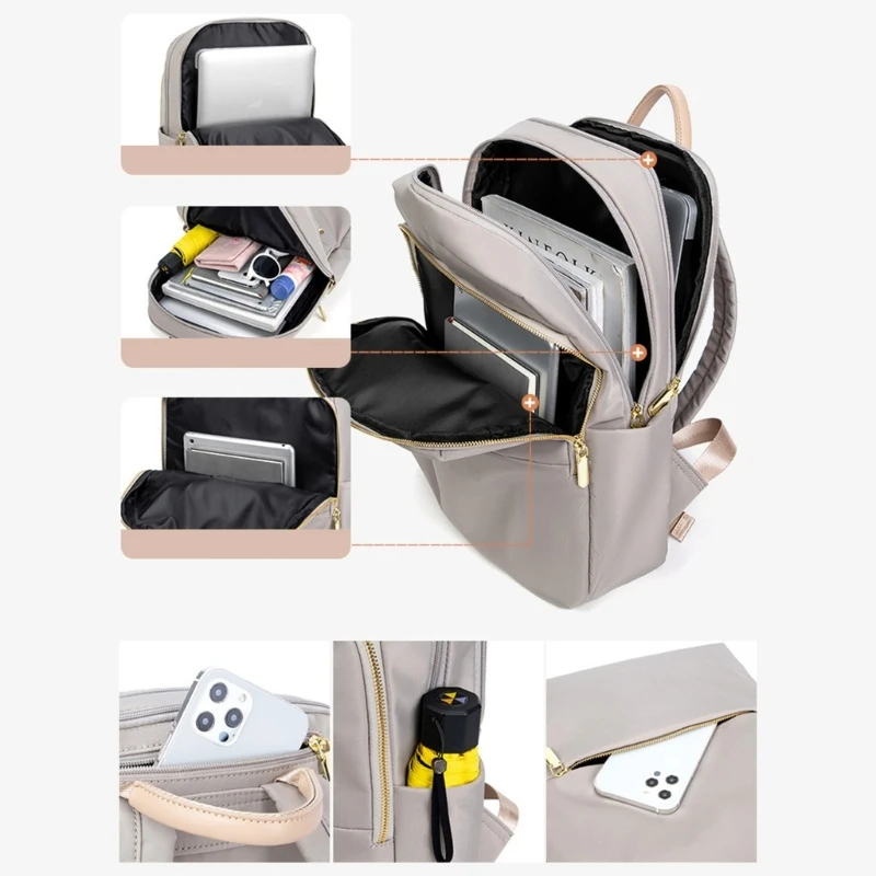 Schoolbag Fashion Trendy Pack Laptop Bag for Girls Students Casual Daypack Splashproof Rucksack Large Capacity Bookbags