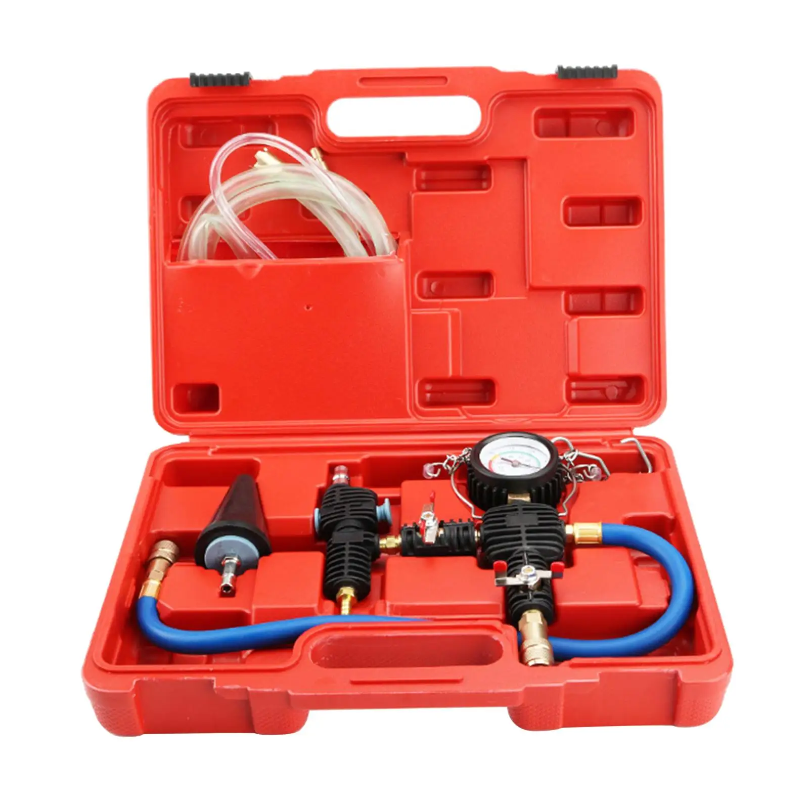 Auto Engine Cooling System Vacuum Purge Radiator Coolant Refill Tool Kit for Truck