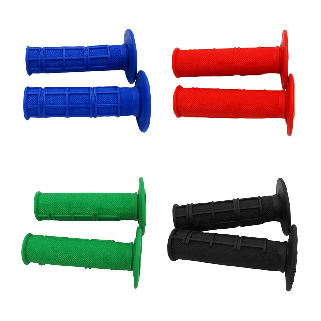 교체용 범용 고무 그립, 왼쪽 및 오른쪽 오토바이 그립, 22mm